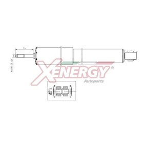 Stoßdämpfer X285344 für HYUNDAI