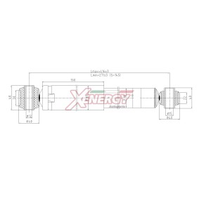 Stoßdämpfer X307343 für Astra F Cabrio (T92) für 25,33 CHF