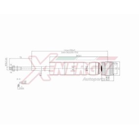Stoßdämpfer X309343 für AROSA (6H) für 27,81 CHF