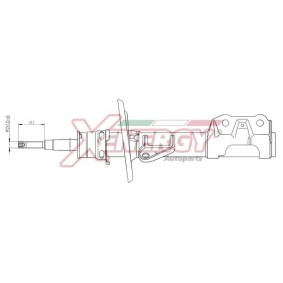 Stoßdämpfer X332333 für HONDA