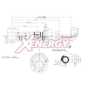 Stoßdämpfer X379333 für FORD
