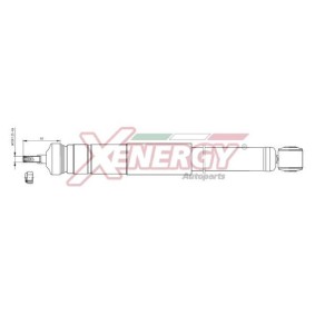 Stoßdämpfer X381343 für Jazz II Schrägheck (GD_, GE3, GE2) für 32,03 CHF