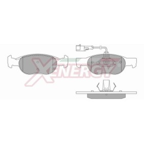 Bremsbeläge X40569 für DELTA II (836) für 20,74 CHF