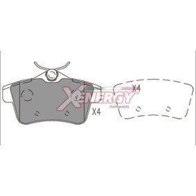 Bremsbeläge von AP XENERGY X41181