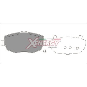 Bremsbeläge X41196 für YPSILON (843) für 22,73 CHF