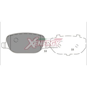 Bremsbeläge X41199 für LANCIA