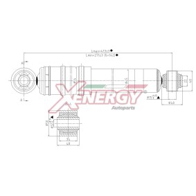 Stoßdämpfer X445344 für Astra F Cabrio (T92) für 23,59 CHF