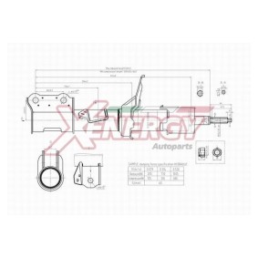 Stoßdämpfer X503332 für HYUNDAI
