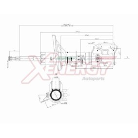 Stoßdämpfer X507333 für GETZ (TB) für 44,73 CHF