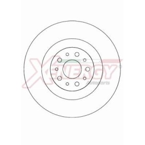 Bremsscheibe für FIAT von AP XENERGY
