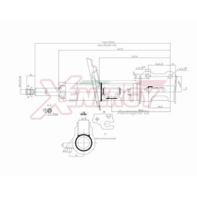 Stoßdämpfer X632334 für VECTRA B (36_) für 41,35 CHF
