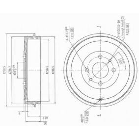 Bremstrommel X654210 für LANCIA