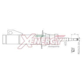 Stoßdämpfer X700341 für ALFA ROMEO
