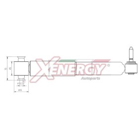 Stoßdämpfer X703344 für MEGANE Scenic (JA0/1_) für 40,33 CHF