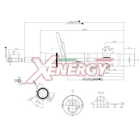 Stoßdämpfer X709339 für 207 SW (WK_) für 46,22 CHF
