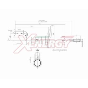 Stoßdämpfer X713338 für RENAULT