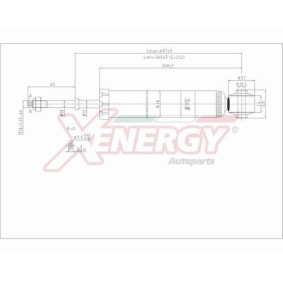 Stoßdämpfer X808343 für AYGO (PAB4_, KGB4_) für 21,61 CHF