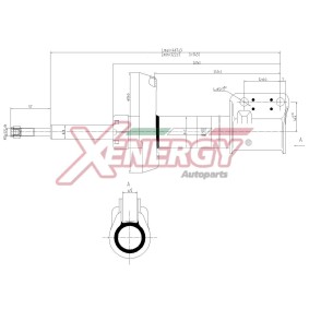 Stoßdämpfer X831333 für OPEL