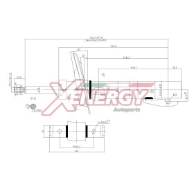 Stoßdämpfer X831334 für Scénic I (JA0/1_, FA0_) für 38,75 CHF