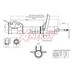 Compre Amortecedor da AP XENERGY X914333 a um preço baixo por 43,41 €