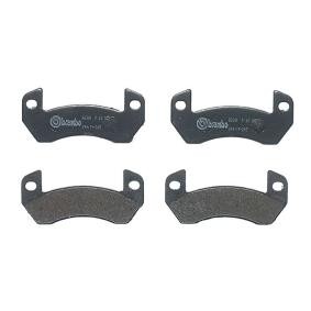 Comprar Juego de pastillas de freno de BREMBO P 62 002 a bajo precio de 27,51 €