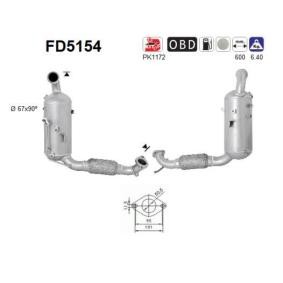 Acquista Filtro antiparticolato (FAP) da AS FD5154 a buon mercato per soli 651,85 €