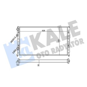 Achetez des Radiateur du moteur KALE OTO RADYATOR 348260 à prix pour 77,08 €