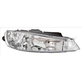 Compre Faros de TYC online para 406 Break (8E/F) a precios moderados