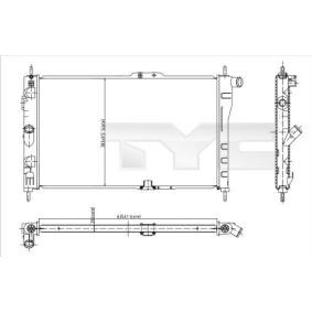 Achetez des Radiateur du moteur TYC 706-0015 à prix pour 86,91 €
