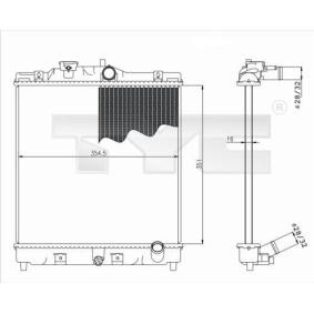 Achetez des Radiateur du moteur TYC 712-0052 à prix pour 102,14 €