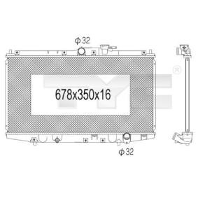 Achetez des Radiateur du moteur TYC 712-1002 à prix pour 124,36 €