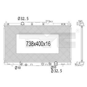Achetez des Radiateur du moteur TYC 712-1006 à prix pour 188,81 €