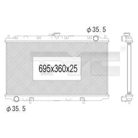 Kühler, Motorkühlung 724-1003 für NISSAN