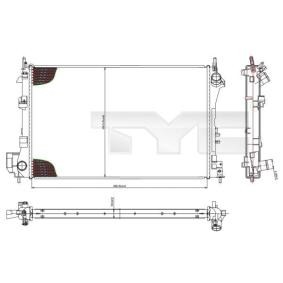 Achetez des Radiateur du moteur TYC 725-0010 à prix pour 96,67 €