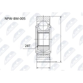 Antriebswellengelenk NPW-BM-005