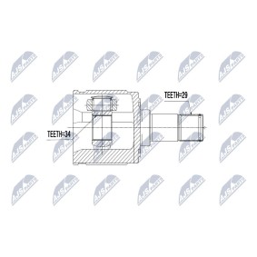 Gelenksatz, Antriebswelle NPW-HD-039