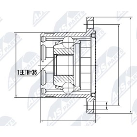 Gelenksatz, Antriebswelle NPW-NS-013