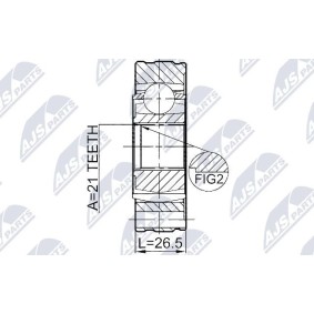 Gelenksatz, Antriebswelle NPW-SU-011
