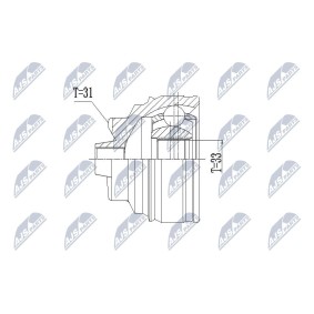 Gelenksatz, Antriebswelle NPZ-BM-011