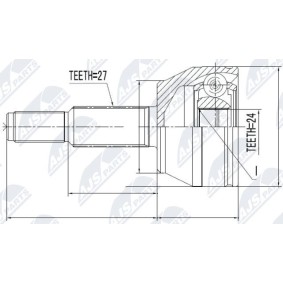 Gelenksatz, Antriebswelle NPZ-FR-048