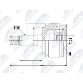 Gelenksatz, Antriebswelle NPZ-HD-060