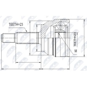 Achetez des Jeu de joints, arbre de transmission NTY NPZ-RE-026 à prix pour 35,86 €