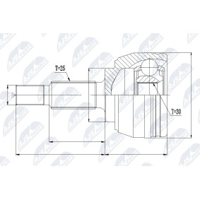 Achetez des Jeu de joints, arbre de transmission NTY NPZ-RE-032 à prix pour 52,80 €