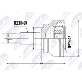 Acquista Kit giunti semiasse da NTY NPZ-RV-001 a buon mercato per soli 29,53 €