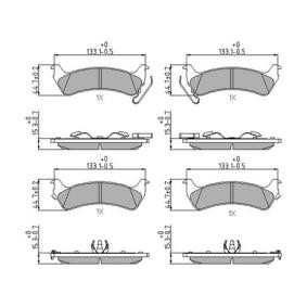 Acquista Kit pastiglie freni da FERODO FDB1549 a buon mercato per soli 29,34 €