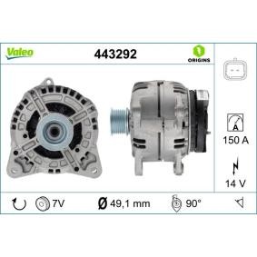 Køb Generator af VALEO 443292 til den lave pris 2029,99 DKK
