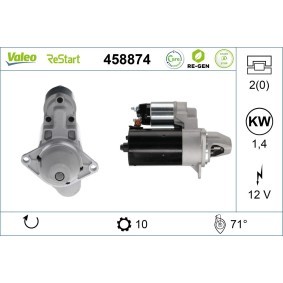 Köp Startmotor av VALEO 458874 till det låga priset 3179,99 kr