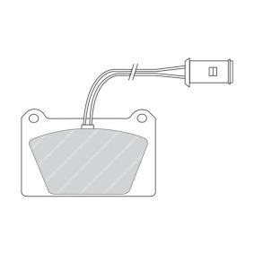 Acquista Kit pastiglie freni da FERODO FDB842 a buon mercato per soli 65,55 €