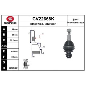 Acquista Kit giunti semiasse da EAI CV22668K a buon mercato per soli 59,30 €