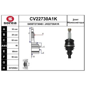 Acquista Kit giunti semiasse da EAI CV22730A1K a buon mercato per soli 60,34 €
